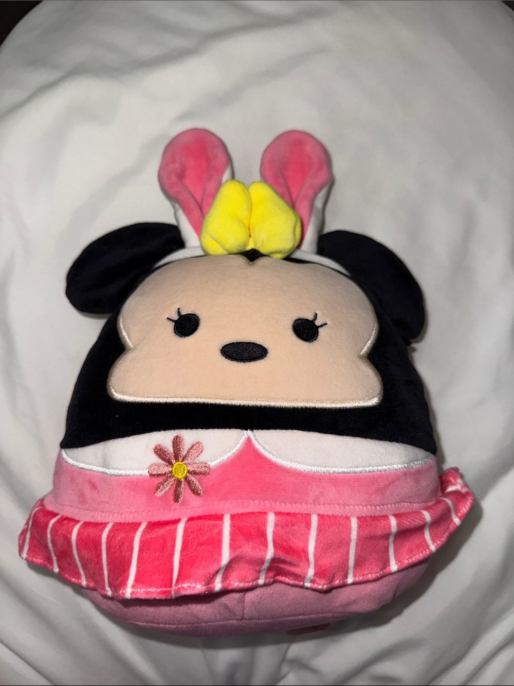 Squishmallows Minnie Mouse-Inspired Plush - Pink, Black & Yellow
